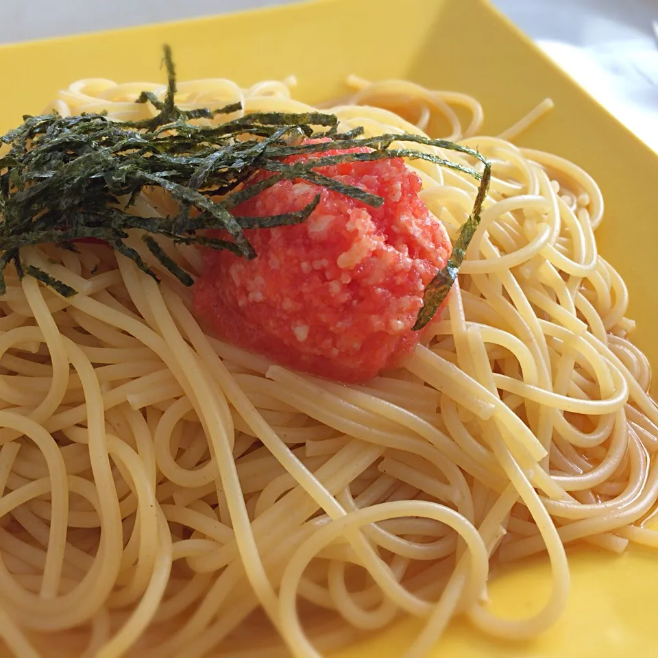 和風明太子スパゲッティ|さるさん