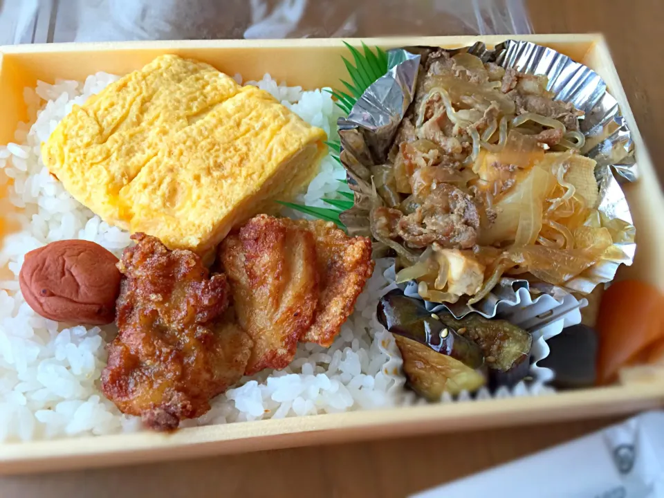 すき焼き牛弁当|なかなおさん