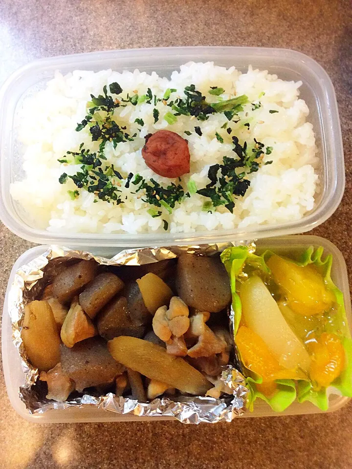 Snapdishの料理写真:ご飯1合弁当 2015.2.27|キラ姫さん