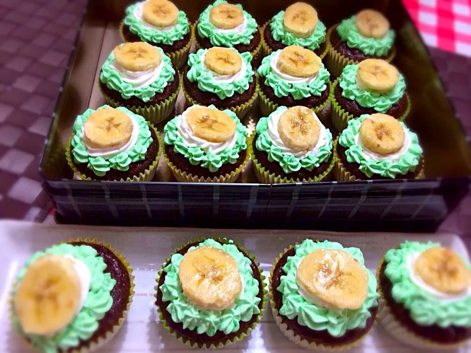 Ready for friends gift ❤️ healthy banana chocolate cupcakes eggless ❤️✨😋|Babyluv Cabrera Ocampoさん