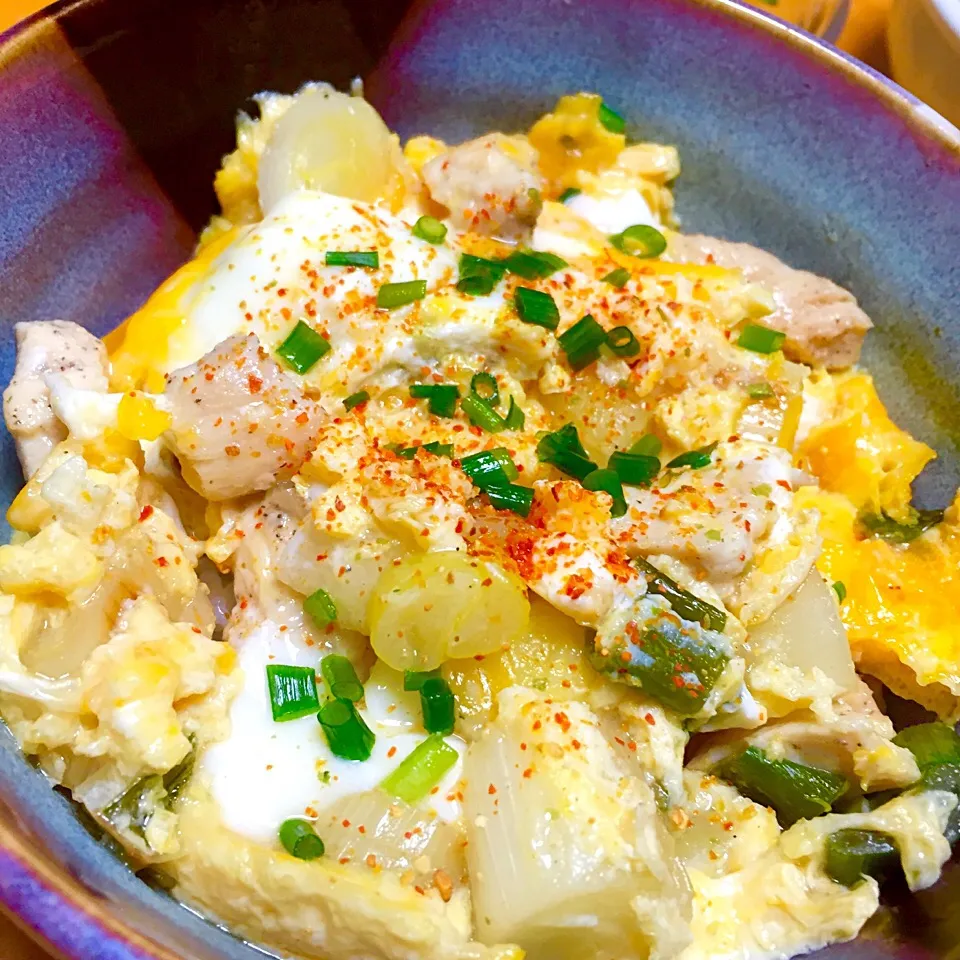 白ダシの親子丼|カウンター嬢さん