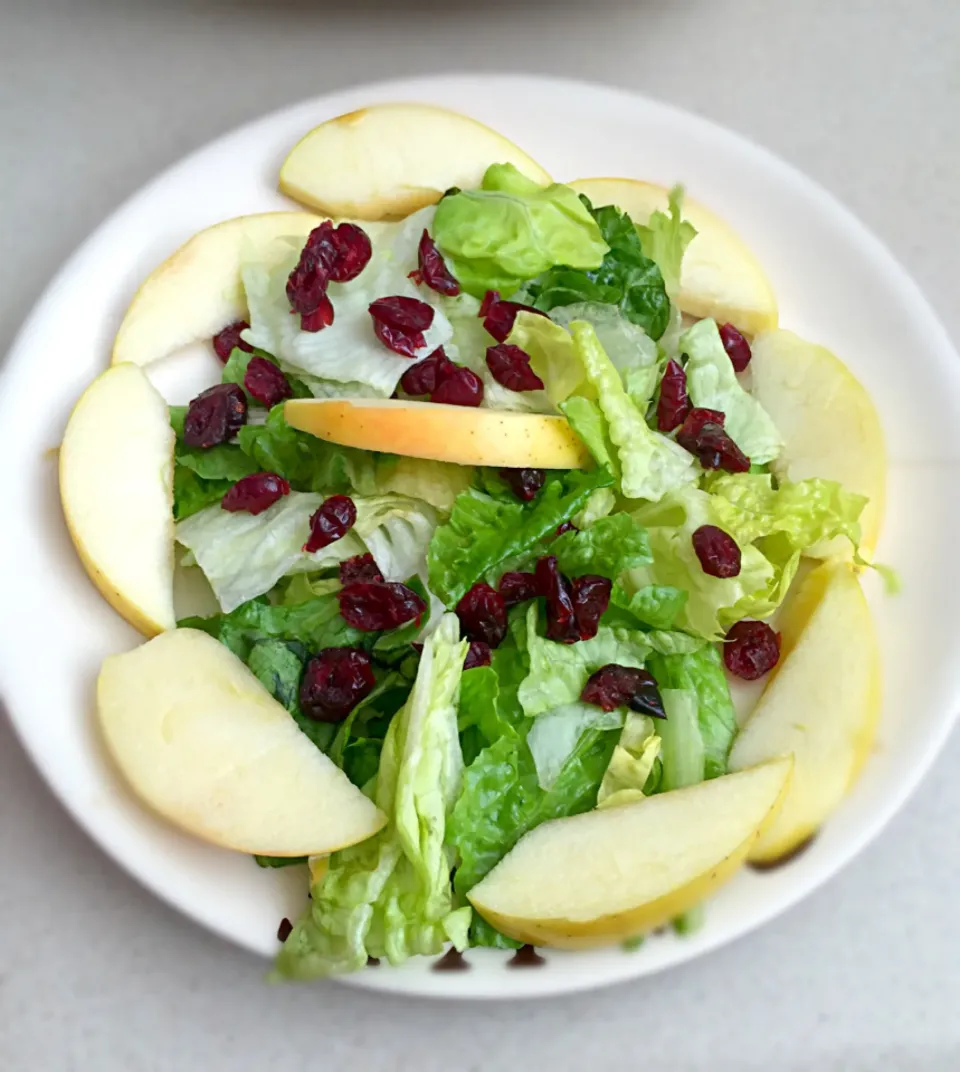 Ensalada de Lechuga, Arándanos y Manzana.|Loreleyさん