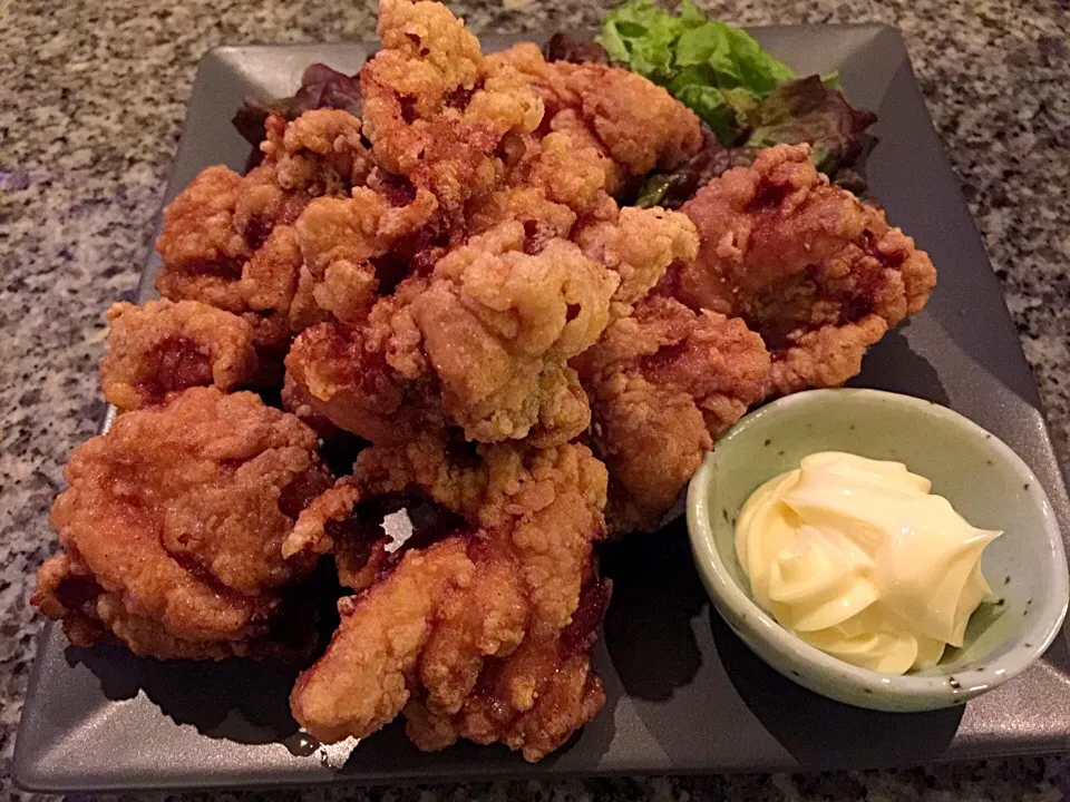 唐揚げ〜ニンニクー😋|きのすけ〜さん