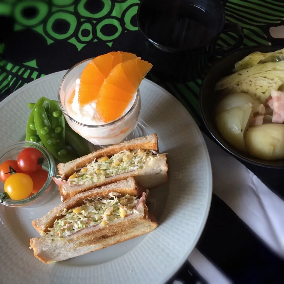 今日の朝ごはん|ぺんぎんさん