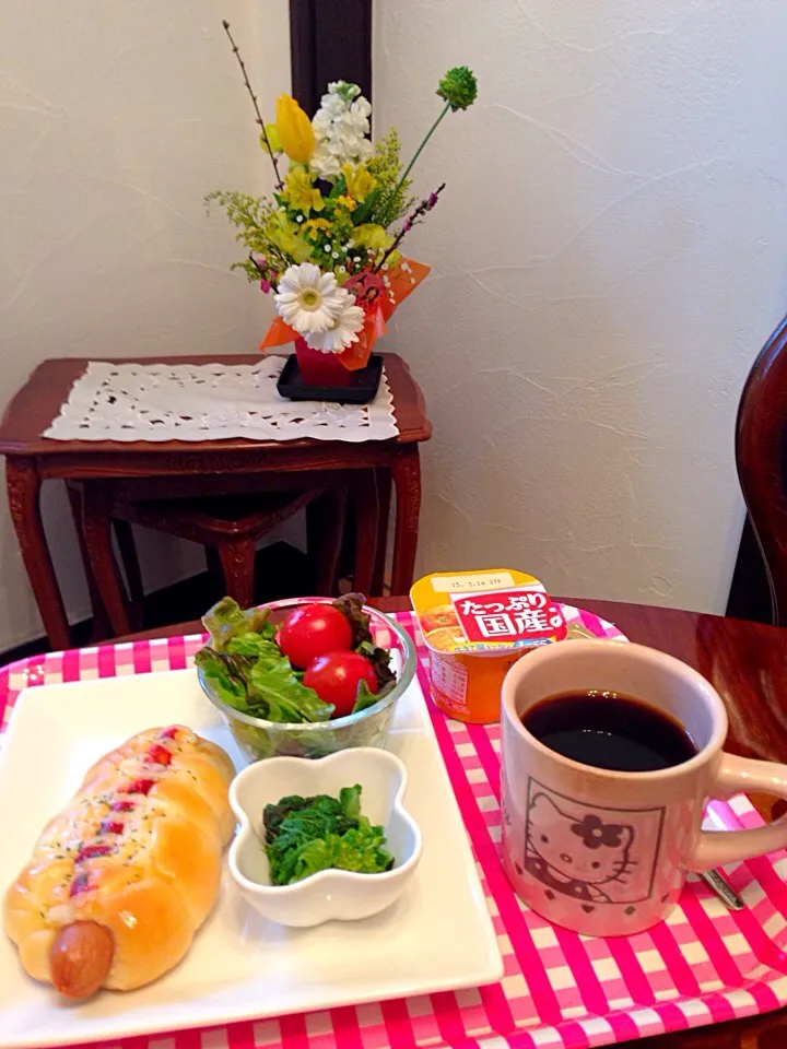 今日の朝御飯(๑´ڡ`๑)|ちゃたままさん