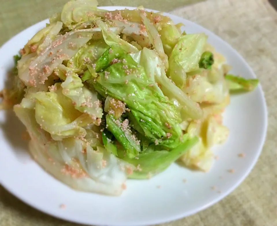 あさこ食堂さんの春キャベツのたらこバター炒め|あまねこ🌿さん