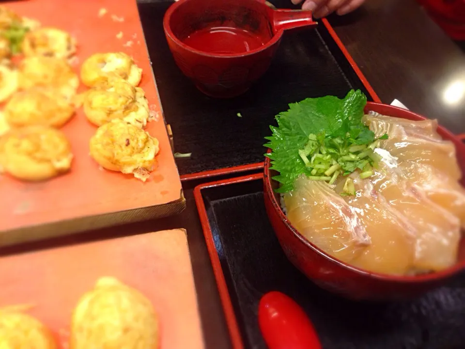 明石焼きと鯛茶漬け|たいちさん