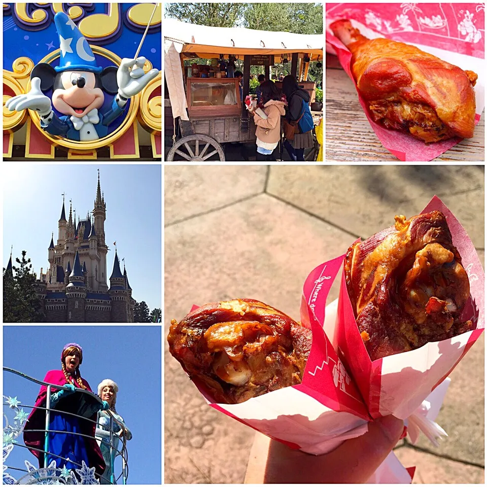 Smoked Turkey leg in Tokyo Disneyland♪ 🍺が飲みたいゾー😂|TETSU♪😋さん