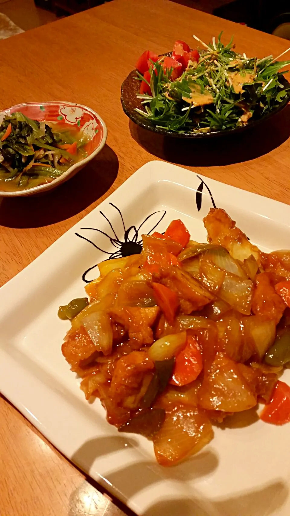 唐揚げ残ってたので酢豚じゃなく酢鶏🍗|ゆうちゃんさん