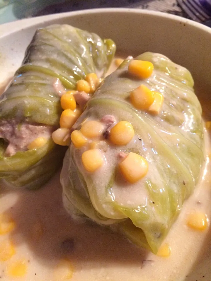 White cream sauce cabbage rolls|Nigel Nakadaさん