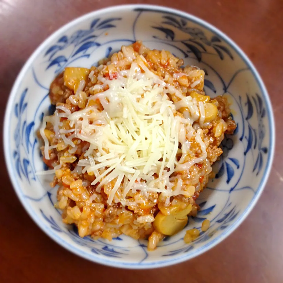 Tomato and Mushroom Risotto トマトとマッシュルームのリゾット|Mama Kathi Dinerさん