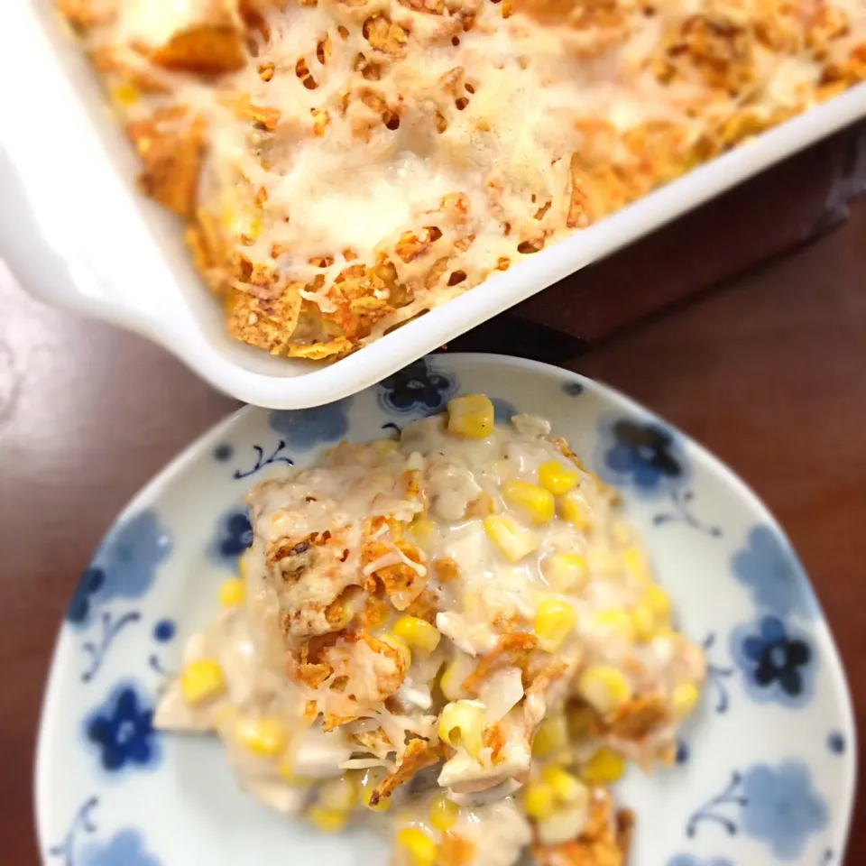 Doritos and Chicken Casserole ドリトスとチキンのキャセロール|Mama Kathi Dinerさん