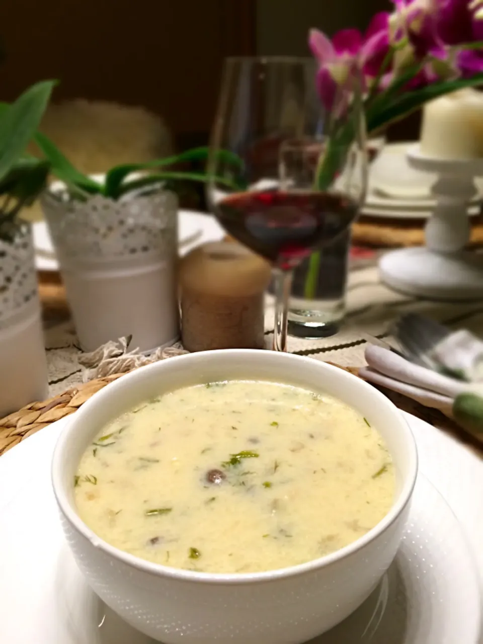 Snapdishの料理写真:Mushroom soup with klotski;)|aястасияさん