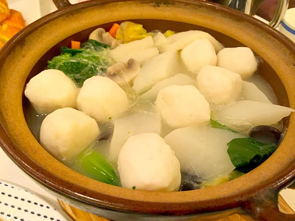 Fish-ball & vegetables in casserole|Sky Blueさん