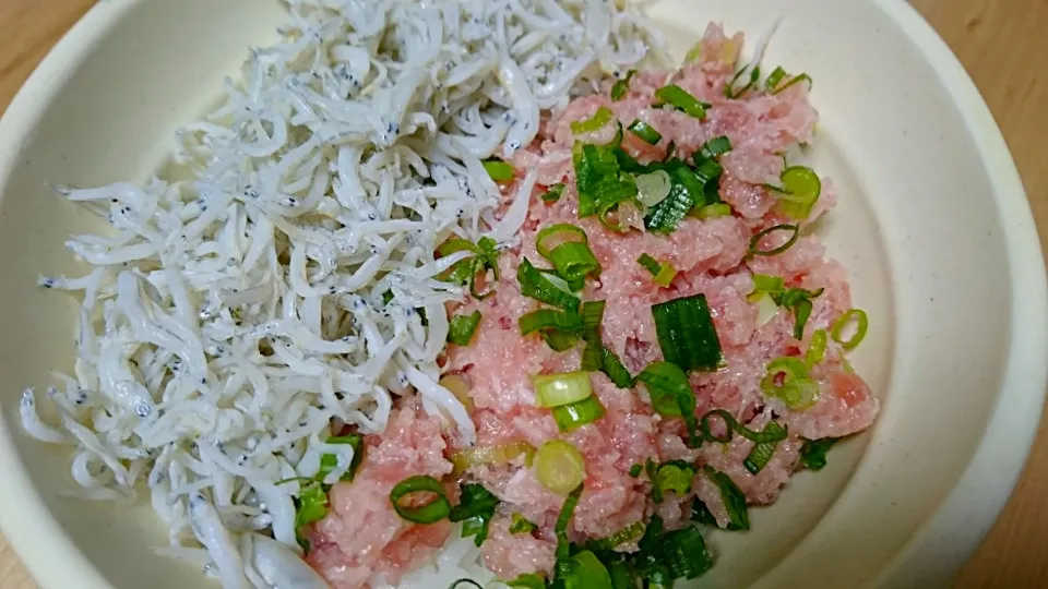 ねぎとろしらす丼|さくらさん