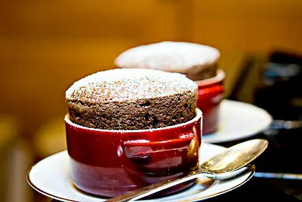 Chocolate Souffle at LaRose Bakery ❤🌟NATIONAL CHOCOLATE SOUFFLE DAY 🌟 ❤ #Dessert #Cake/Pie #Chocolate ❤ #Snack/Teatime 😋 💯 😋|Alisha GodsglamGirl Matthewsさん