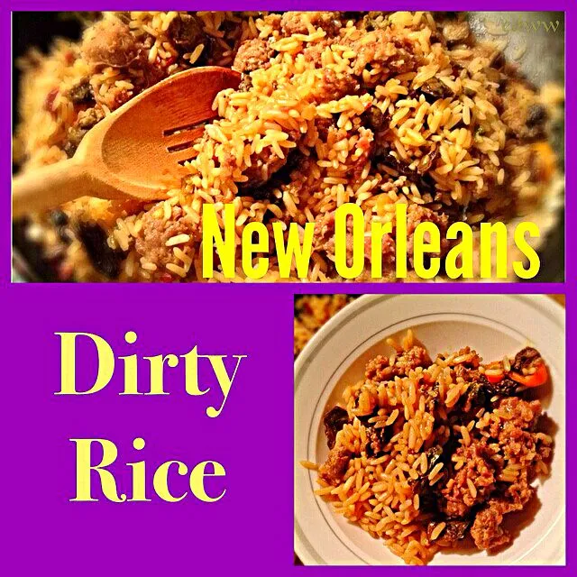 New Orleans Dirty Rice #Food stand/Truck at 🍃First Saturday Farmer's Market 🍃 #Rice #Beef #Pork #Meat/Poultry #Chicken ♨ ♥ ♨|Alisha GodsglamGirl Matthewsさん