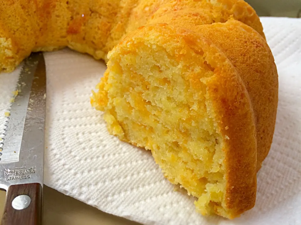 Baked with ingredients in the fridge! Cheddar cheese, sour cream, and salted lemon.|mamakumiさん