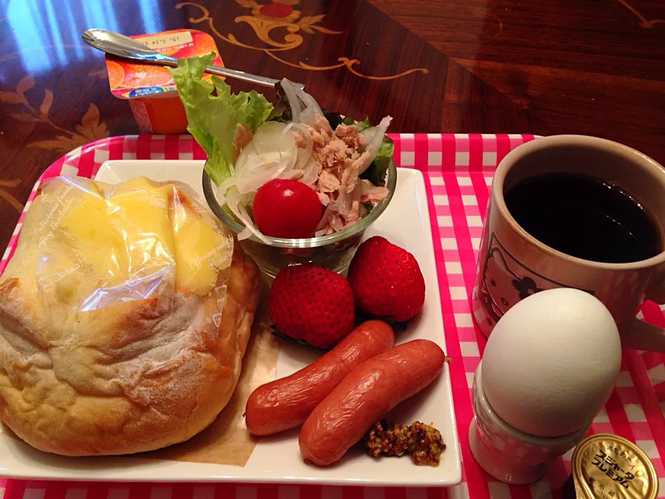 Snapdishの料理写真:今日の朝御飯(๑´ڡ`๑)|ちゃたままさん