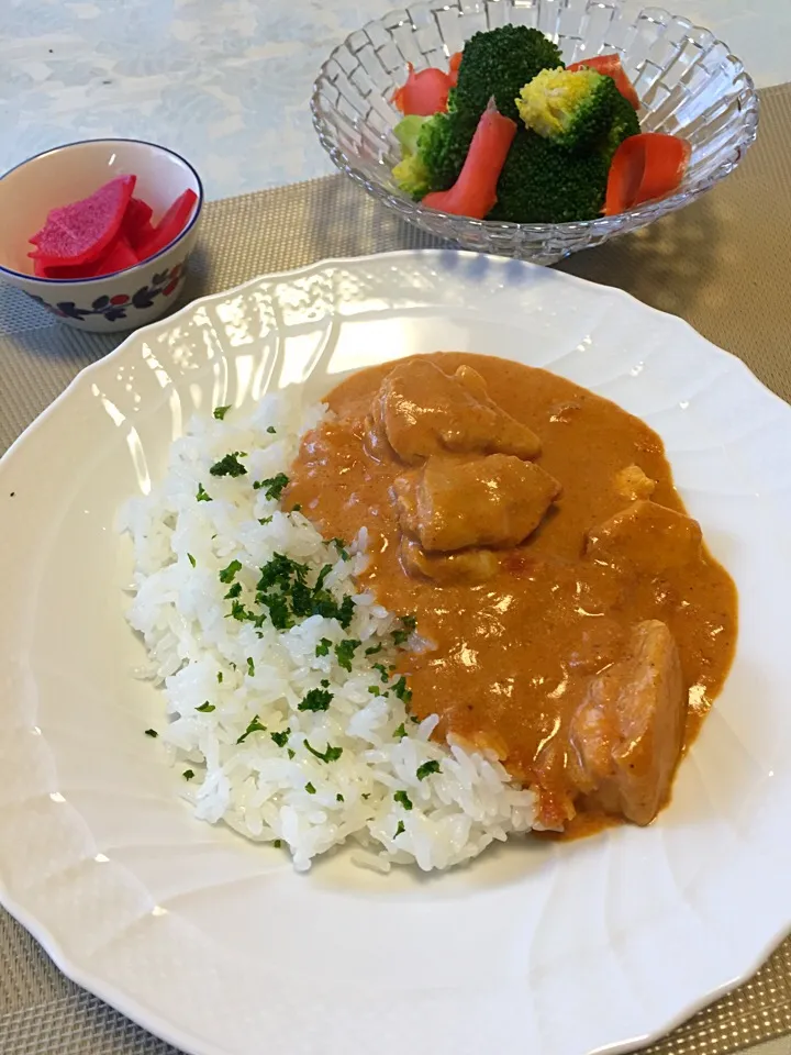 チキンバターカレー|ミッキーさん