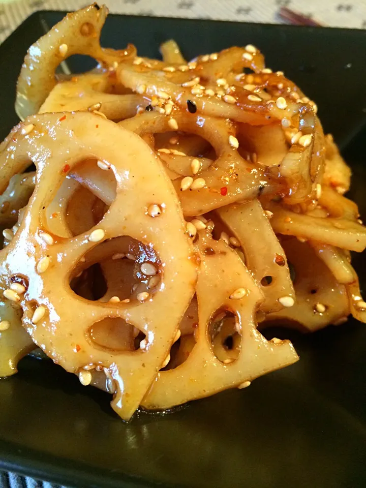 Kinpira Renkon...spicy lotus root|Nigel Nakadaさん