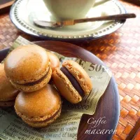 Snapdishの料理写真:Coffee macaron☕️