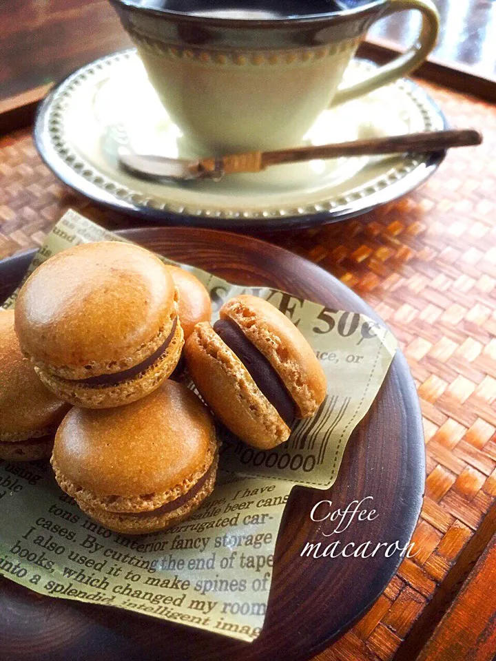 Coffee macaron☕️|サクラさん