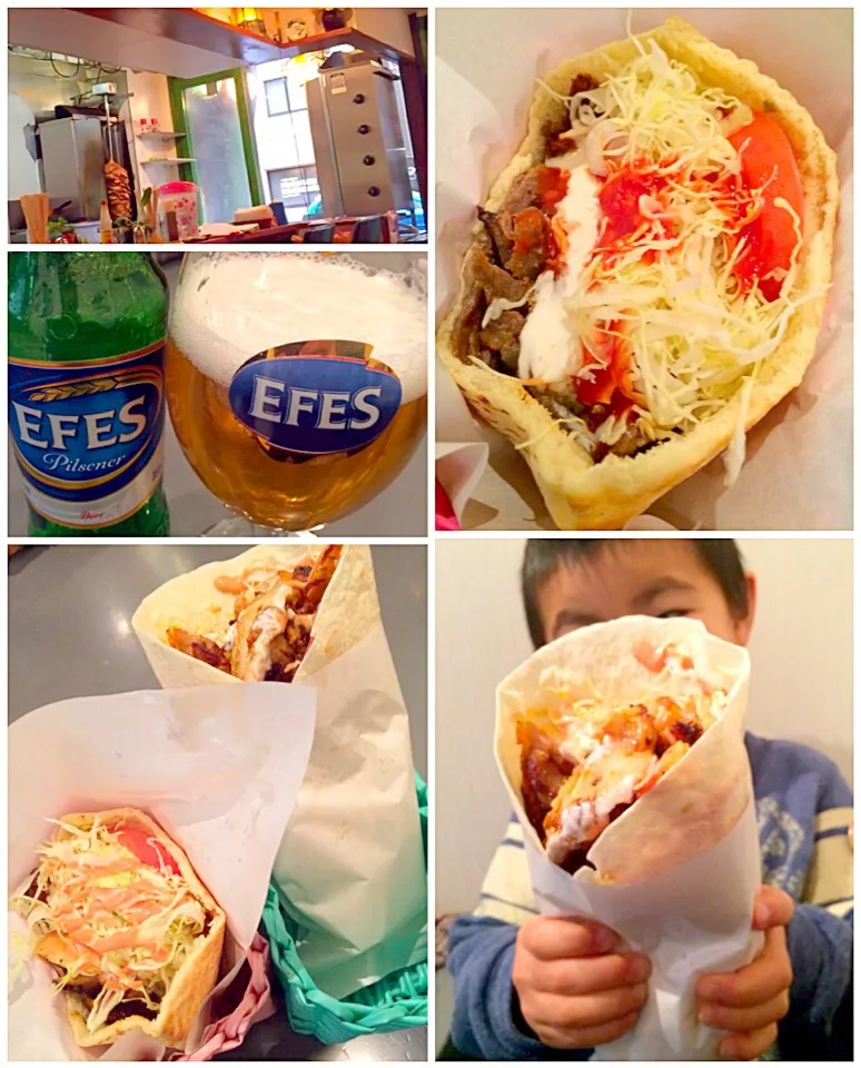 Snapdishの料理写真:döner kebabı lunch🍻ﾄﾞﾈﾙｹﾊﾞﾌﾞランチ|🌈Ami🍻さん