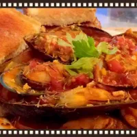 Mussels with tomato white wine sauce|Momoko Chanさん