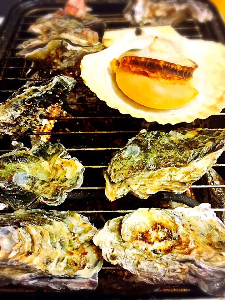 Oysters and Scallops for early dinner|Laarni Nabongさん