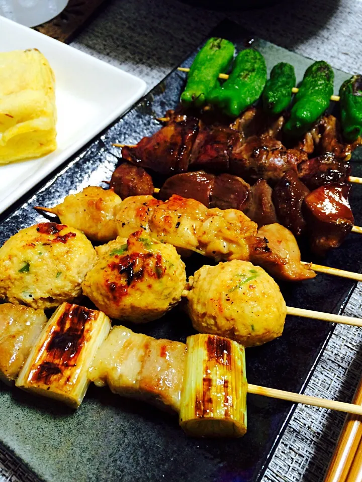 タミさんの台所◇焼きあがりましたよ！！焼き鳥🐔部屋が臭いぜ！！|Tamikaさん