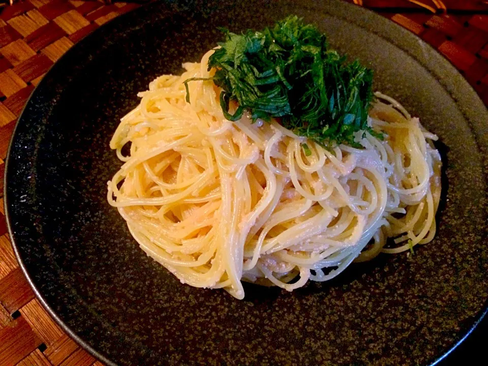 Pasta with brown butter cod roe✨焦がしﾊﾞﾀｰのﾀﾗｺﾊﾟｽﾀ  by chef hubby|🌈Ami🍻さん