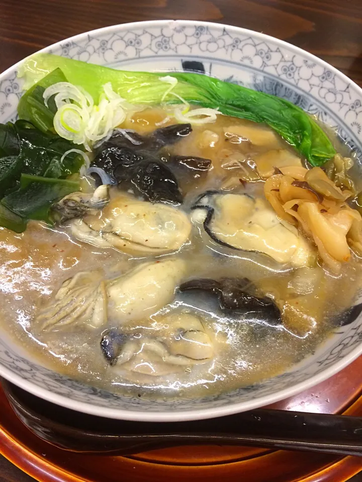 牡蠣餡かけ麺|ともこさん