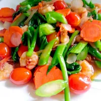 stir fry mix veggie with prawn|Muzalifah Asmuniさん