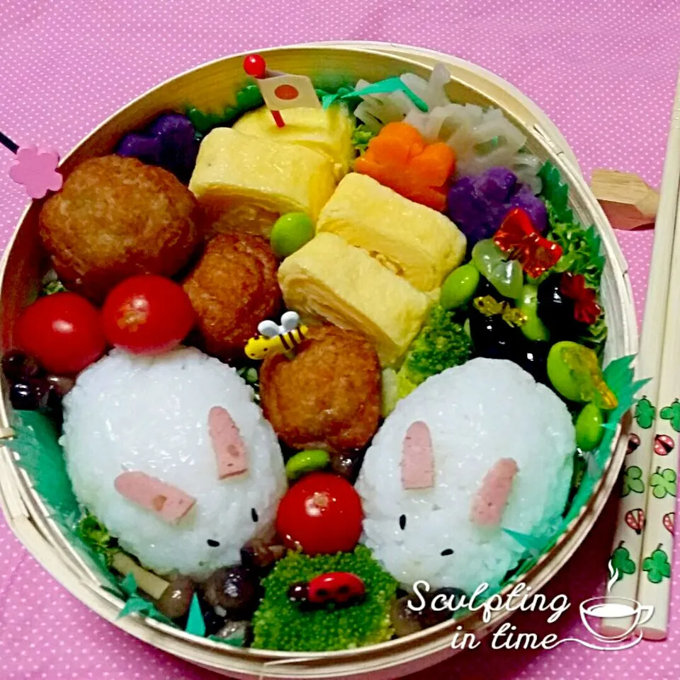 Snapdishの料理写真:Monday Blue Bunny Bento|Chua Jeanさん