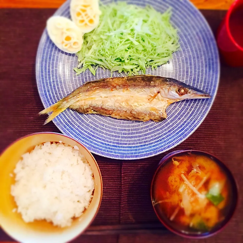 日曜日のお昼ご飯❗️                     カマス😋|hassanさん