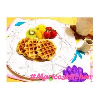 Snapdishの料理写真:ココナッツワッフル|💗Marico💗さん