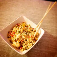 Snapdishの料理写真:Basmati with vegetables and fish|elisa s.さん