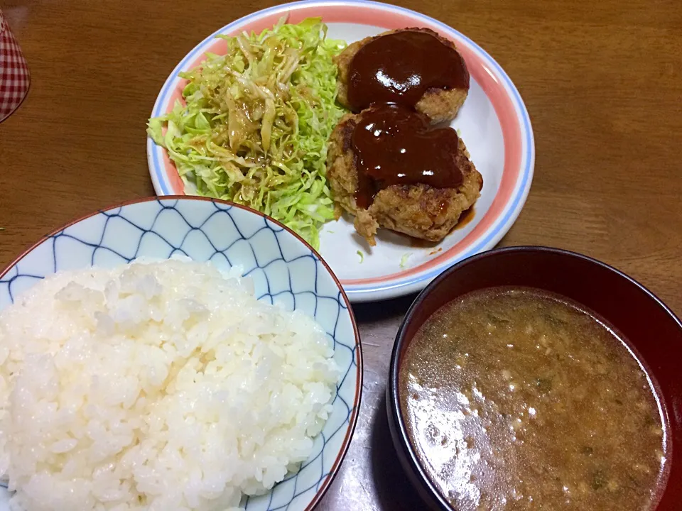 ハンバーグ定食|ゆーてぃさん