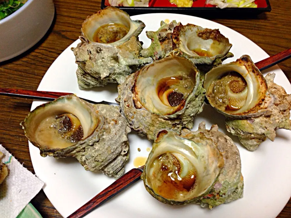 Snapdishの料理写真:Today's dinner 'さざえのつぼ焼き|viviさん