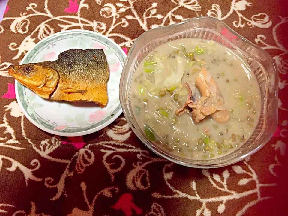 Ginataang monggo at daing na bangus|Grace Cruzさん