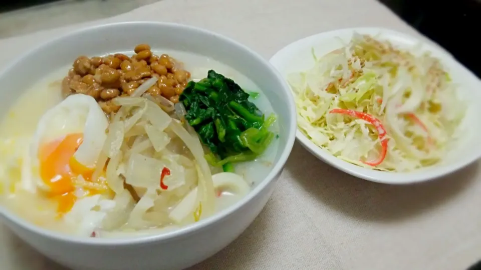 Snapdishの料理写真:胡麻豆乳うどん
の巻～✨|kaz(*･ω･)さん