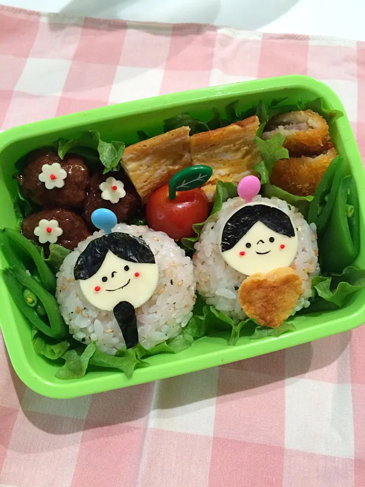 お雛様のお弁当|manacocoさん