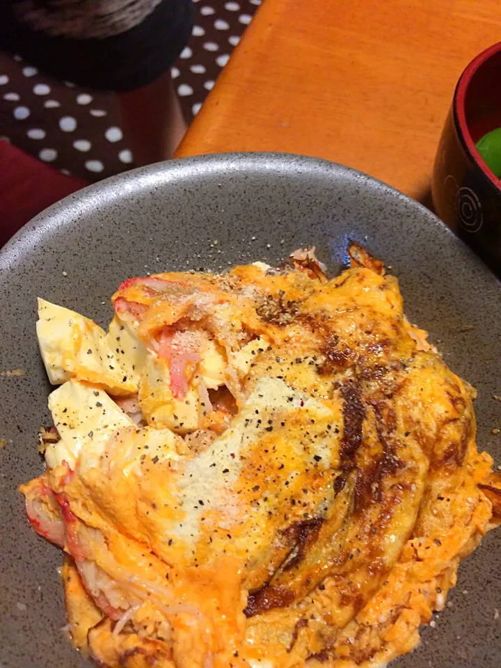 Snapdishの料理写真:せんちゃんの豆腐オムレツ☆|Shizuka Horiさん