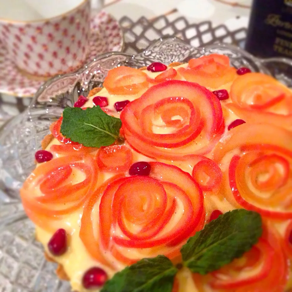 Snapdishの料理写真:Apple Rose Tart|パフ♡さん