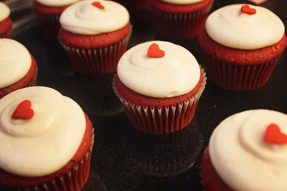 Snapdishの料理写真:Red velvet cupcakes #redvelvet|Cheryl Gunawanさん