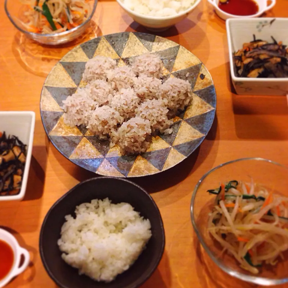 Snapdishの料理写真:今日の夜ご飯  2014.02.22.|あいこ ⁎ˇ◡ˇ⁎さん