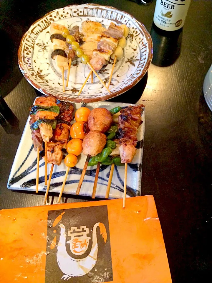 Snapdishの料理写真:Yakitori🍻焼鳥(タレ&塩色々)|🌈Ami🍻さん