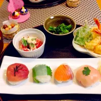 Snapdishの料理写真:雛祭りディナー|Mineさん