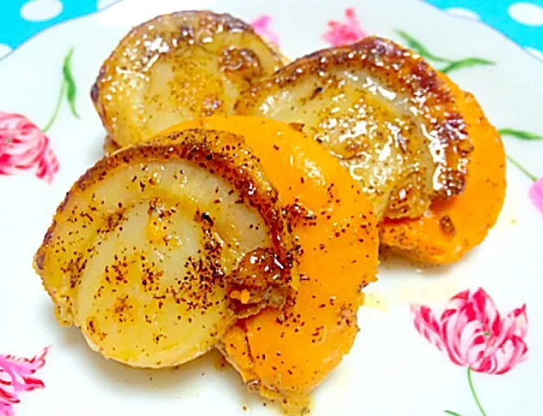 ホタテのバター焼き - Fried buttered scallops ❤️😋✨|Liezlさん